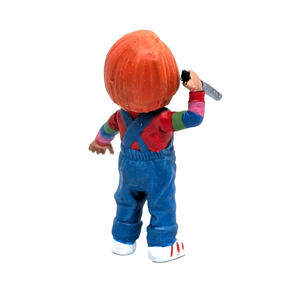 Good Guy Gone Bad Chucky miniature for Lemax Spooky Town, Dept. 56, miniature halloween village