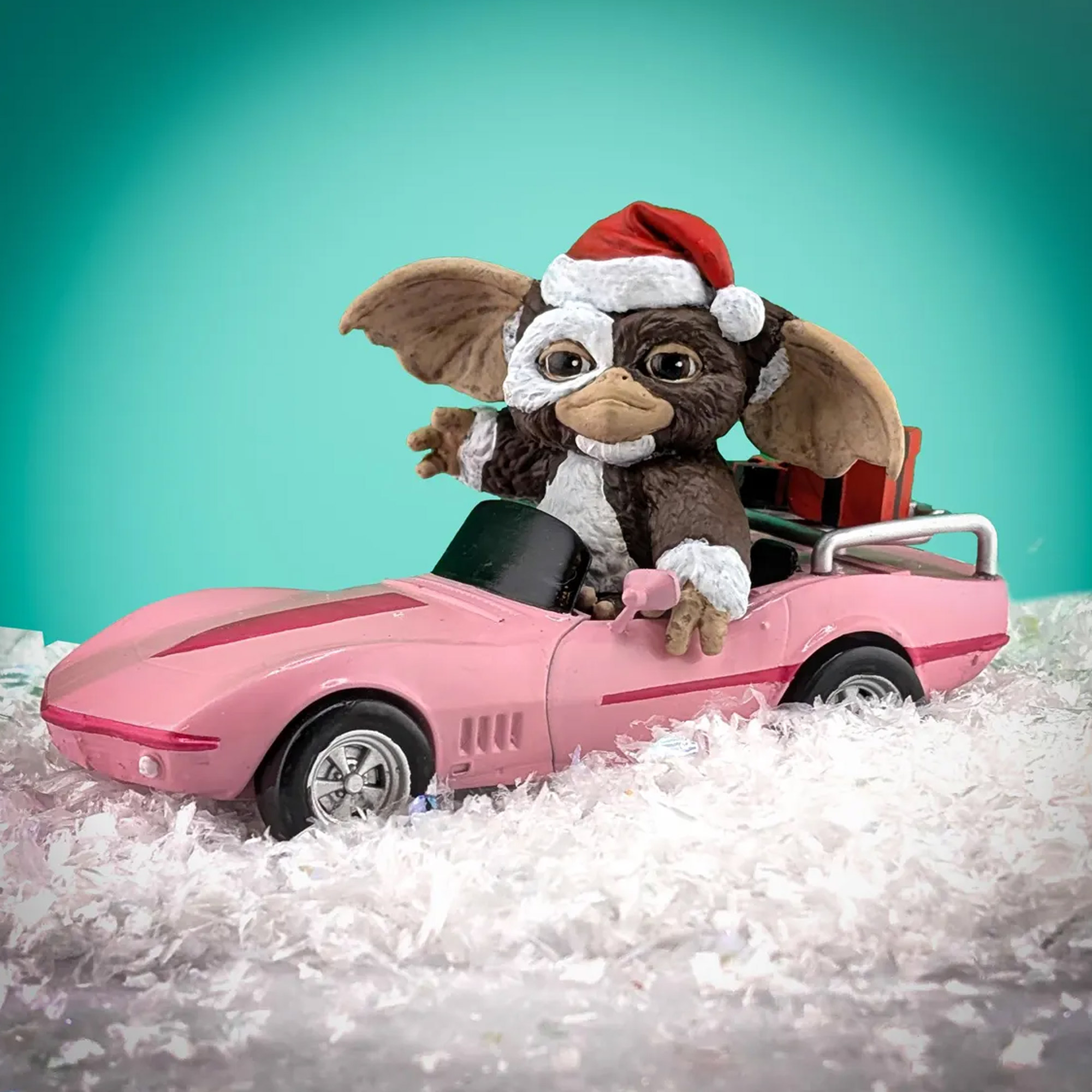 Driving Gizmo in Barbie Car from Gremlins